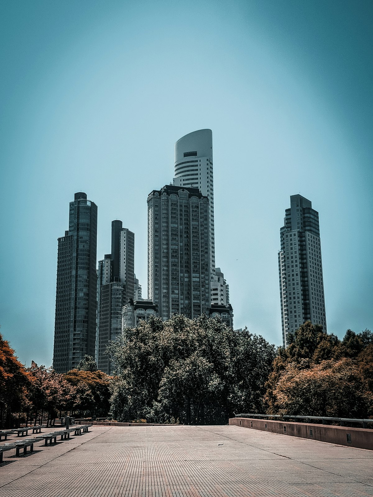Apartment towers